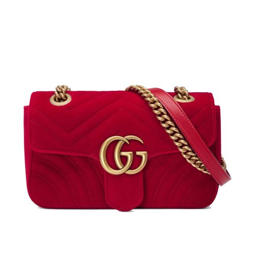 Gucci GG Marmont velvet mini bag 446744