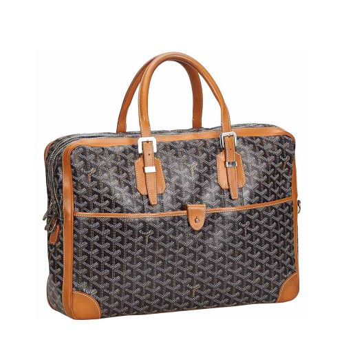 Goyard Ambassade Briefcase Goyardine MM